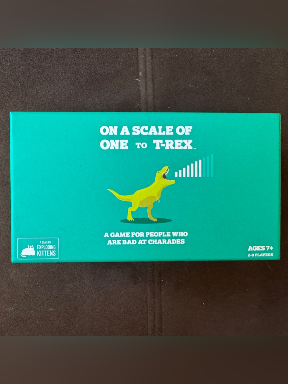 On a Scale of One to T-Rex - A Game for People Who Are Bad at Charades
